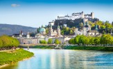  Salzburg was already founded in 696 as bishop's see on the ruins of an ancient Roman city, and is the birth place of Wolfgang Amadeus Mozart. The picturesque old town and the Hohensalzburg Castle have been UNESCO World Heritage sites since 1996.