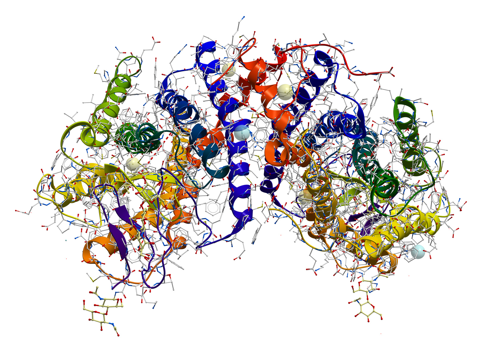 Структура молекулы родопсина